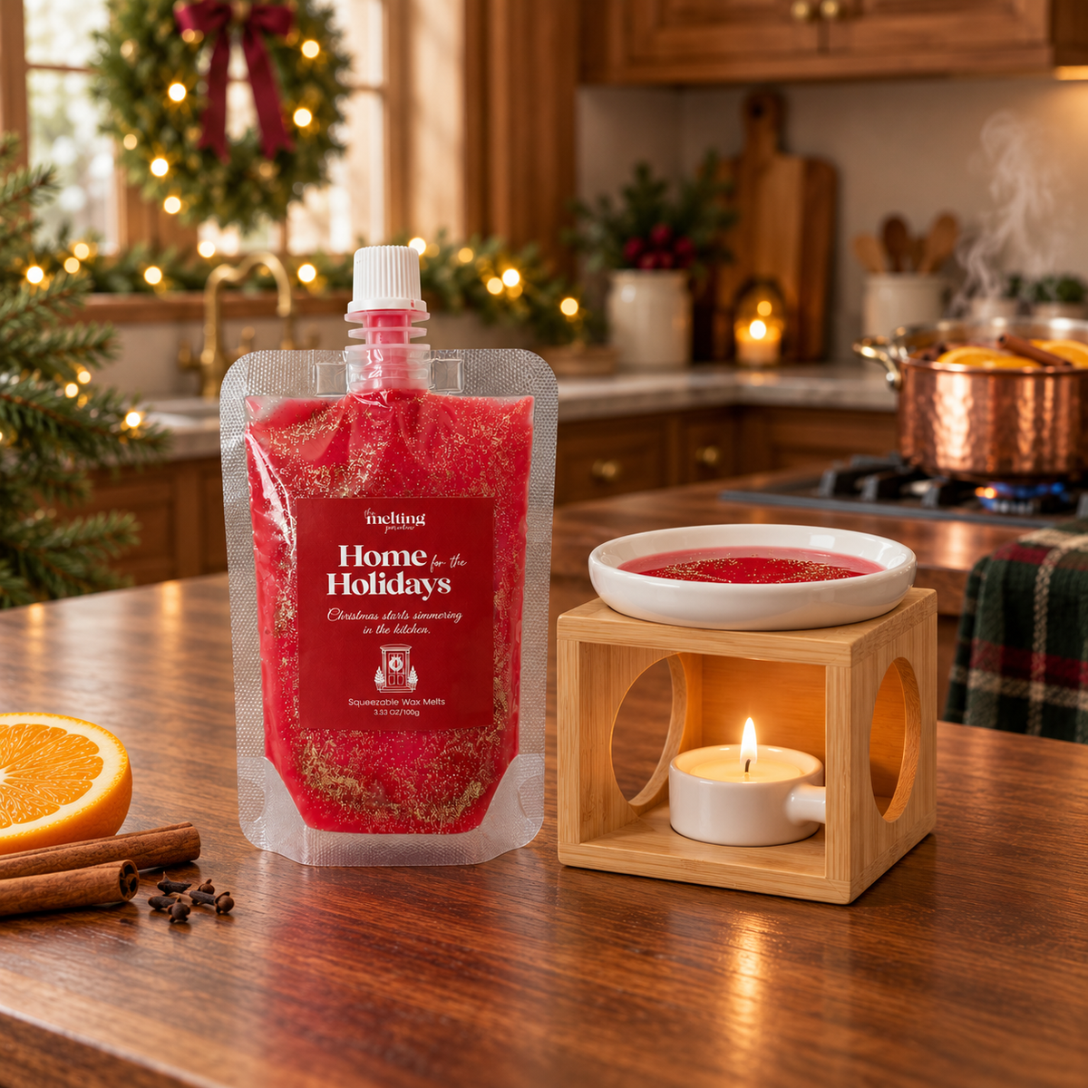 Home for the Holidays Squeezable Wax Melts | 3.5 oz
