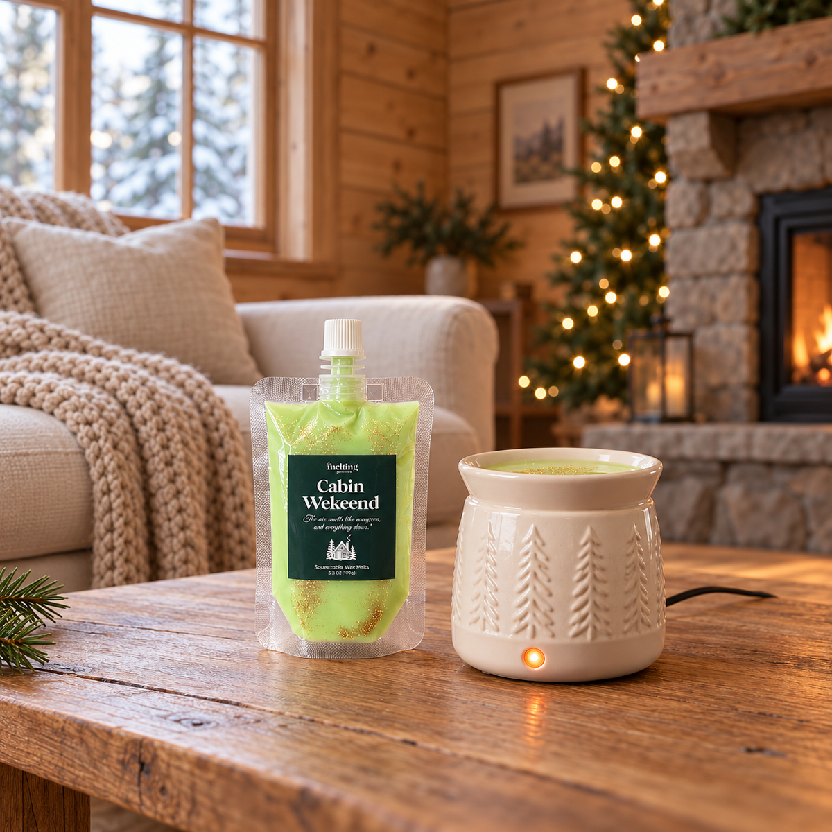 Cabin Weekend Squeezable Wax Melts | 3.5 oz