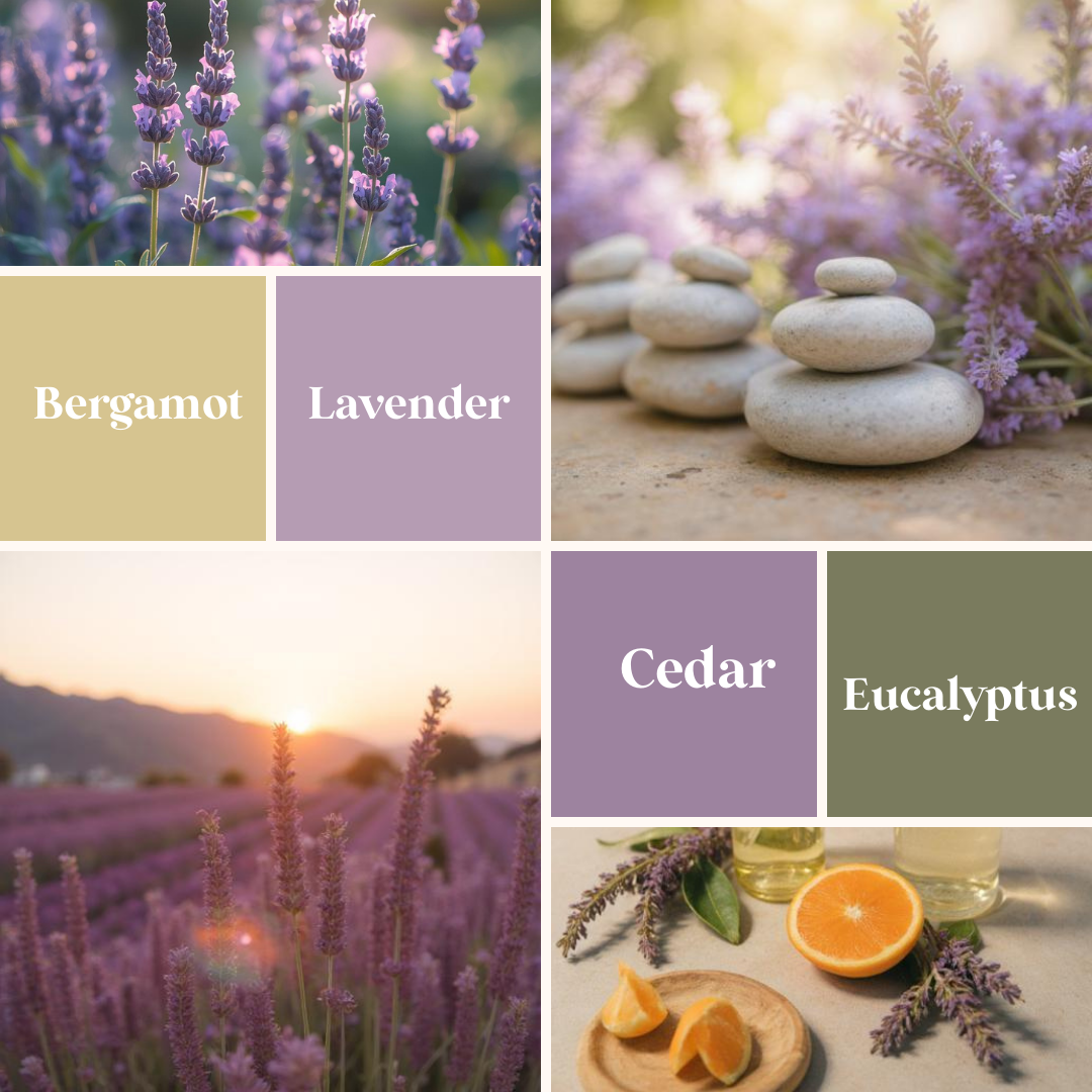 Barra de cera aromática de lavanda