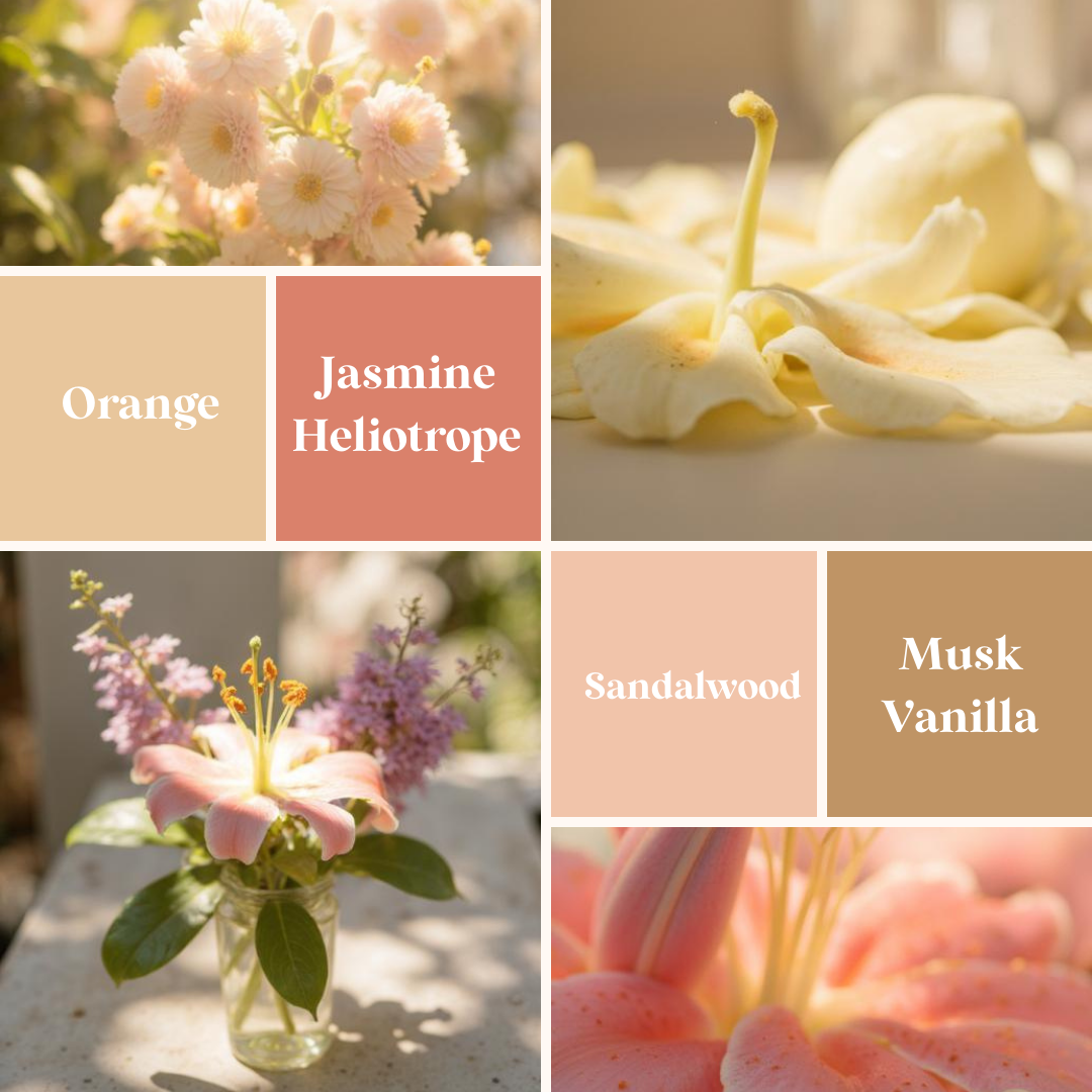Barra de cera aromática de pétalos de vainilla