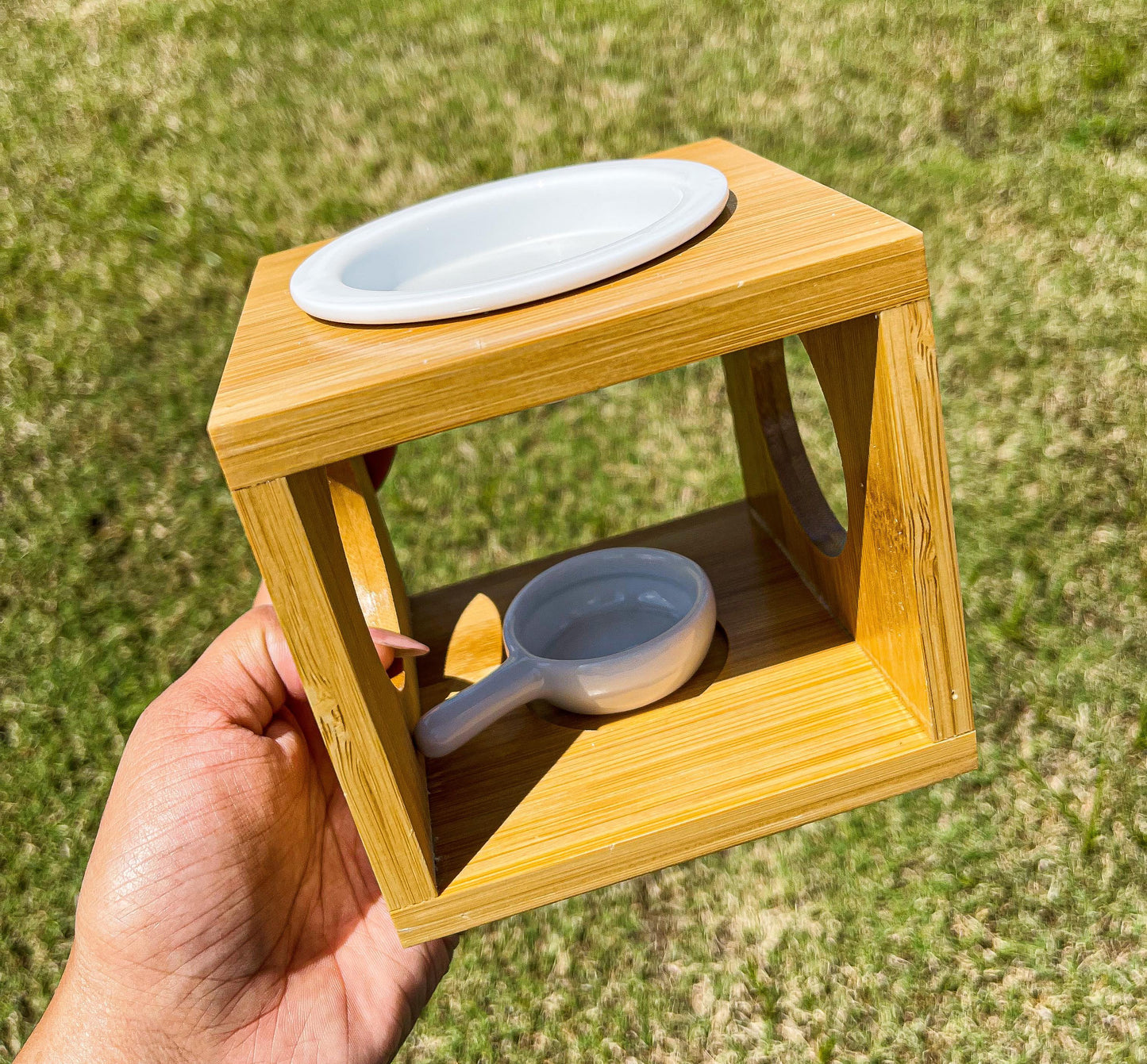 Nature Bamboo Rack Warmer