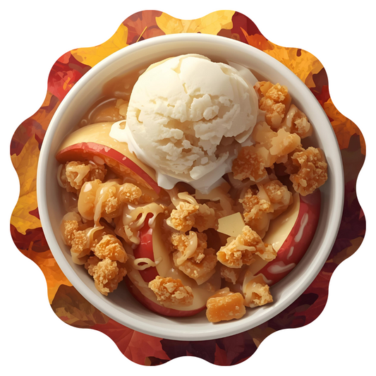 Apple maple crumble