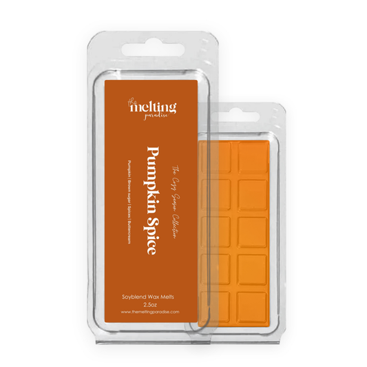 Pumpkin Spice Wax Melts – Cozy Fall Scented Snap Bar | 2.5oz