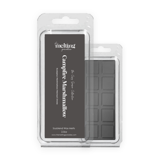 Campfire Marshmallow Wax Melts – Smoky Sweet Scented Snap Bar | 2.5oz