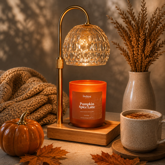 The Cozy Pumpkin Latte Moment Bundle | Candle & Warmer Lamp
