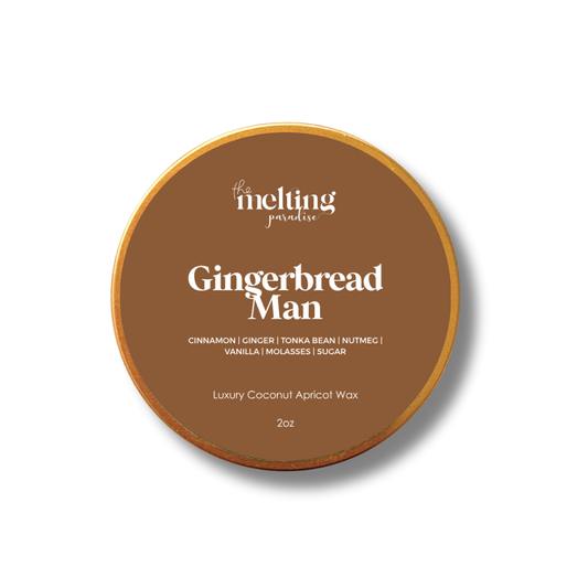 Gingerbread Man Candle Tin
