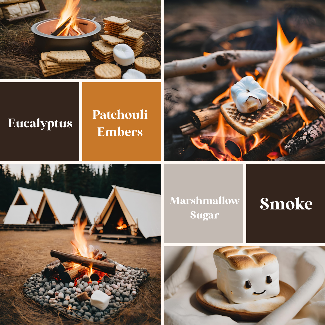 Campfire Marshmallow Candles