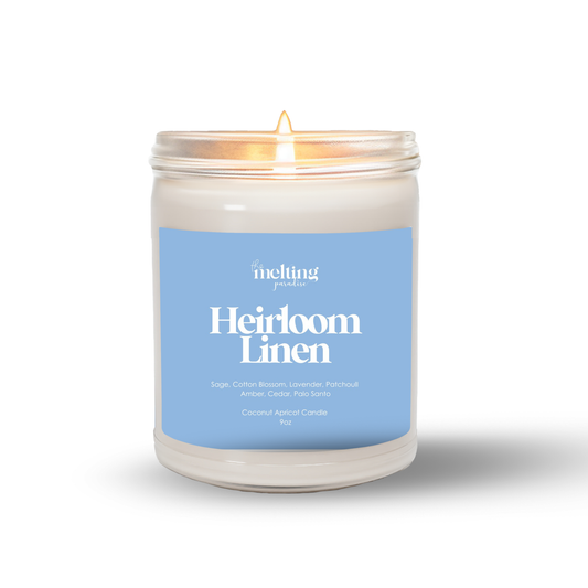 Heirloom Linen Candle