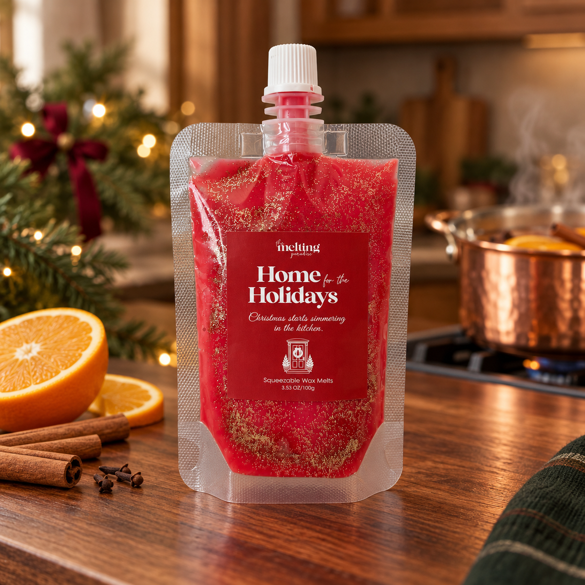 Home for the Holidays Squeezable Wax Melts | 3.5 oz