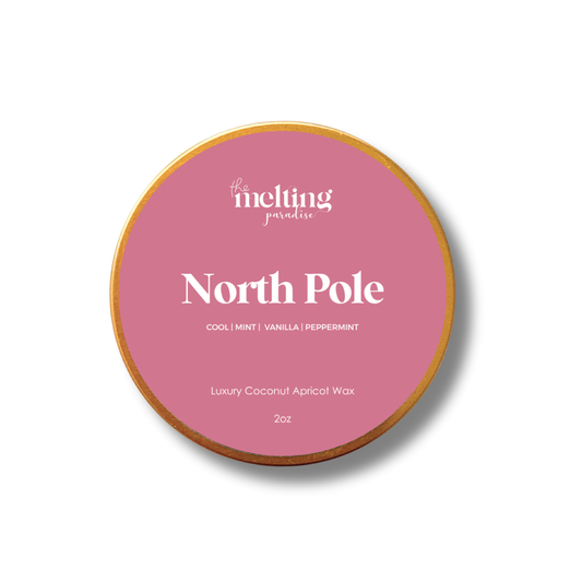 North Pole Candle Tin