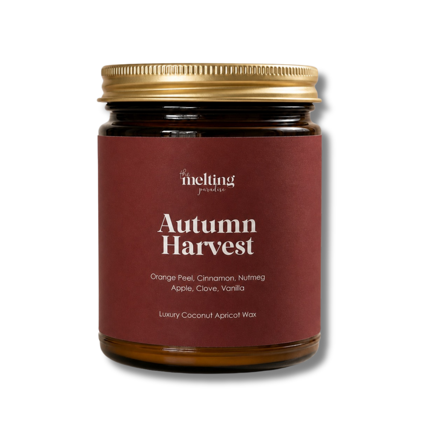 Autumn Harvest Coconut Apricot Candle – Fall Scented Candle | 8oz