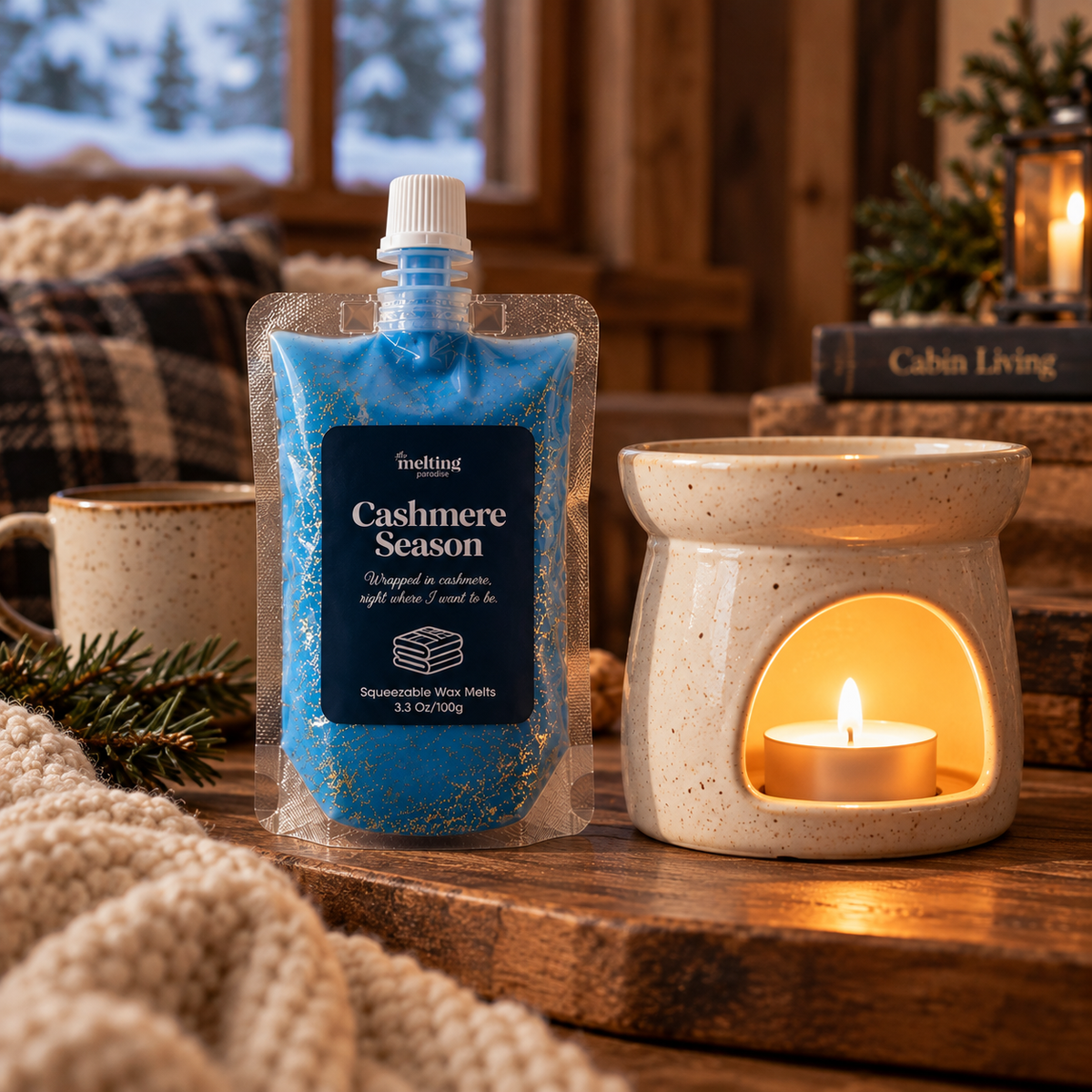 Cashmere Season Squeezable Wax Melts | 3.5 oz