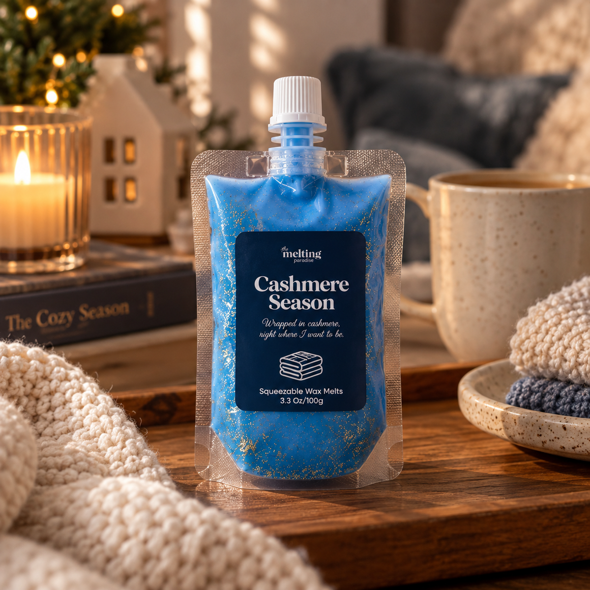 Cashmere Season Squeezable Wax Melts | 3.5 oz