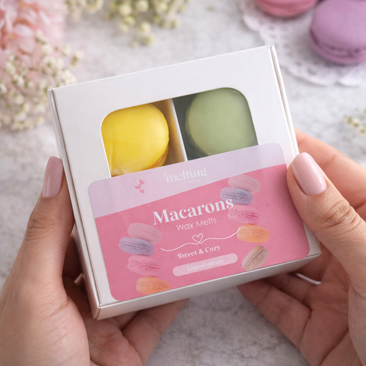 Macarons Wax Melts (8pc) – Assorted Dessert Collection