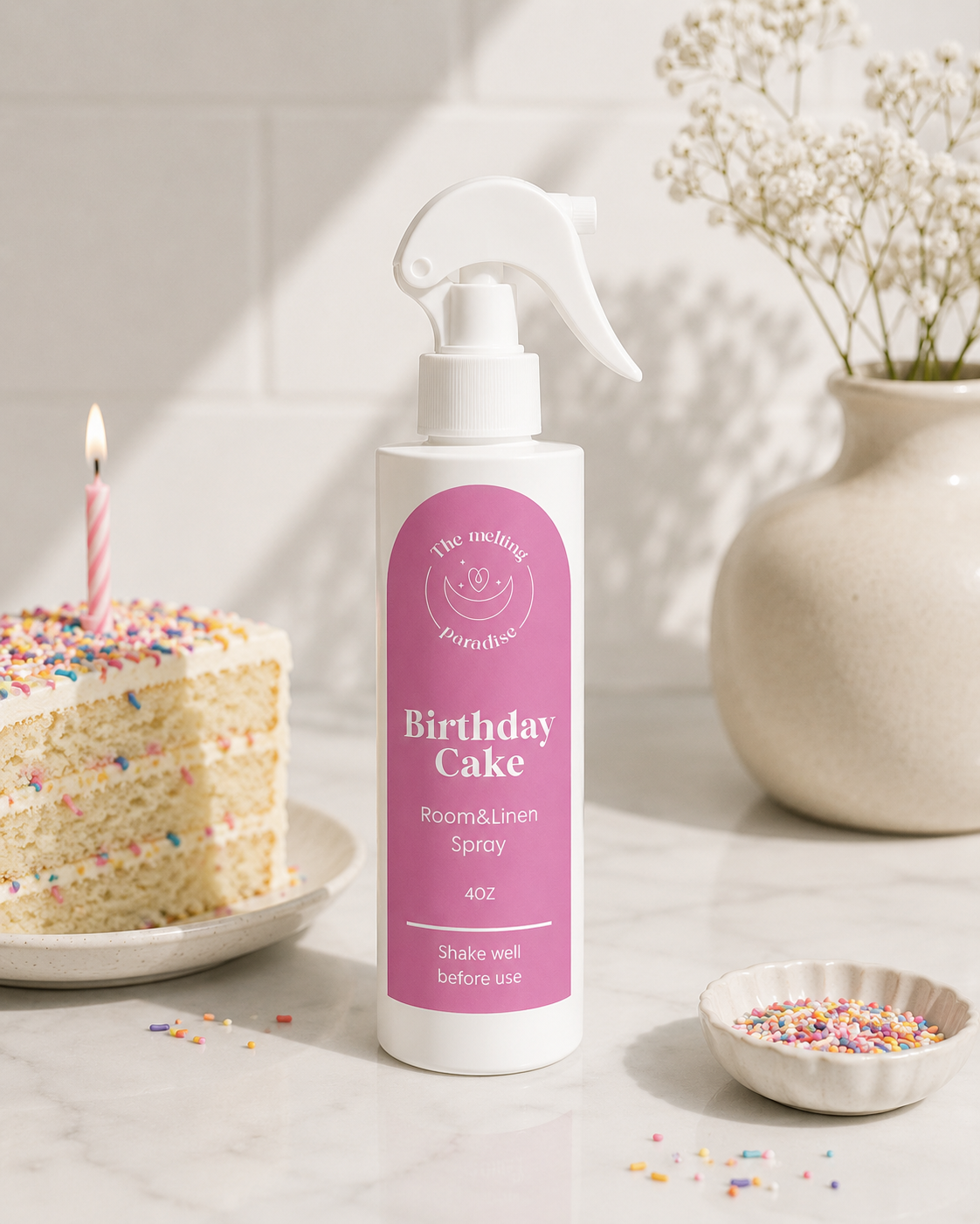 🎂 Pastel de cumpleaños (cera derretida)