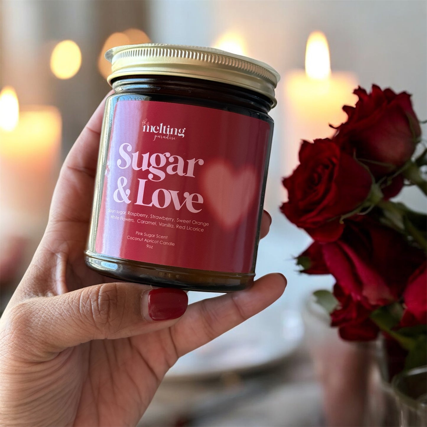 Sugar and Love Candle