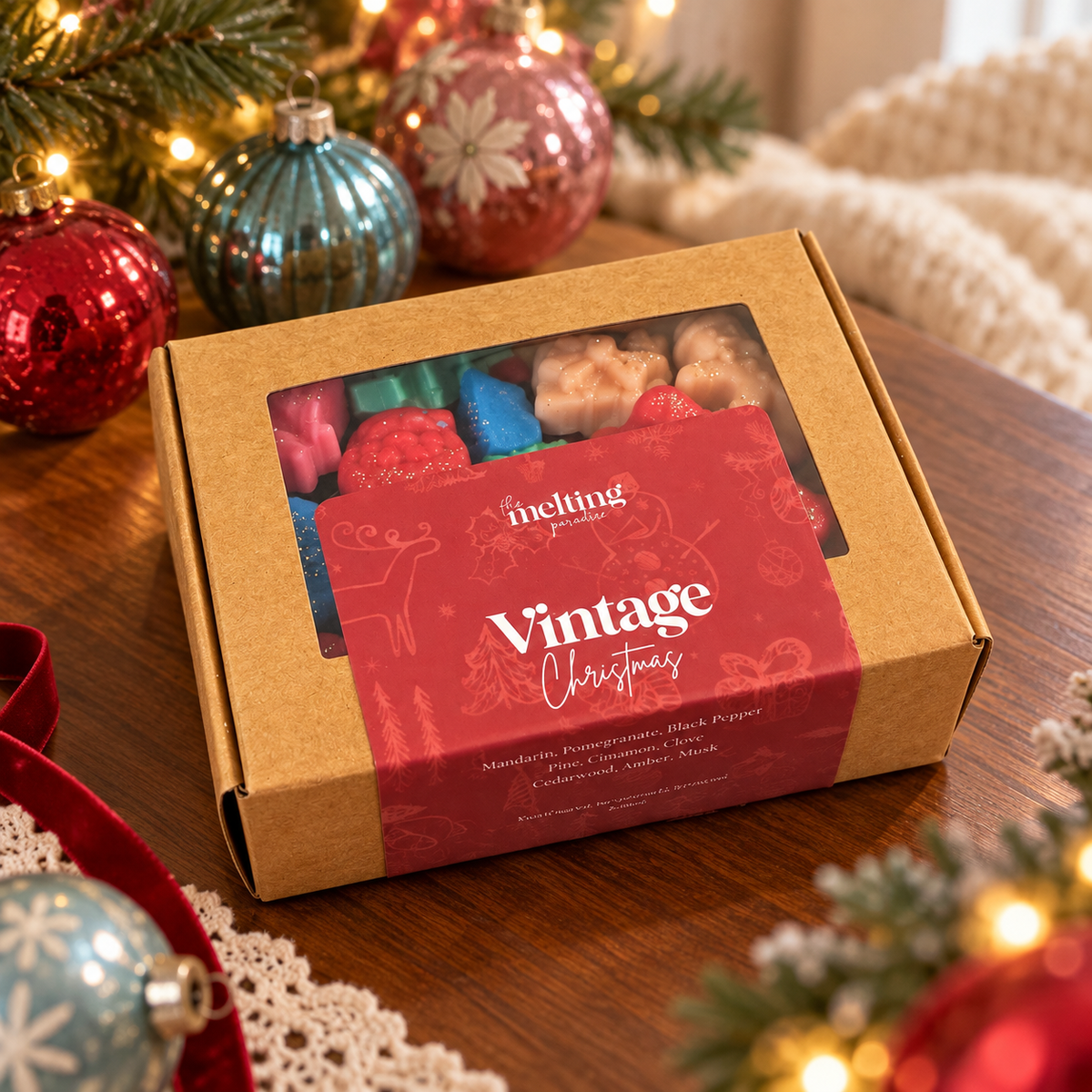 Vintage Christmas | Christmas Wax Melt Shapes